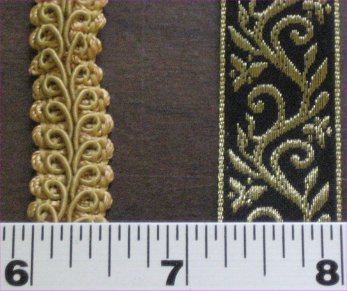 More black and gold trim