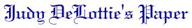 Judy DeLottie's Paper
