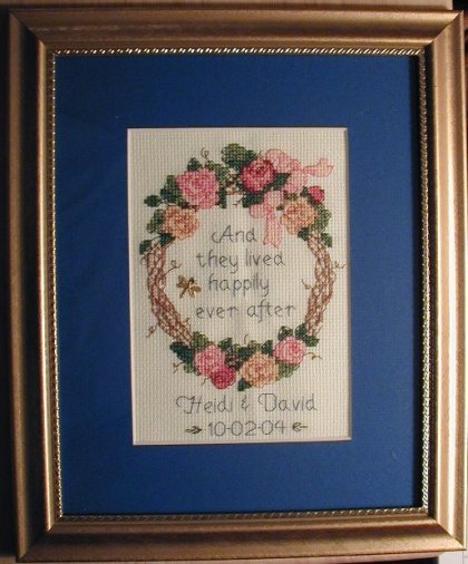 Heidi Wedding Cross Stitch