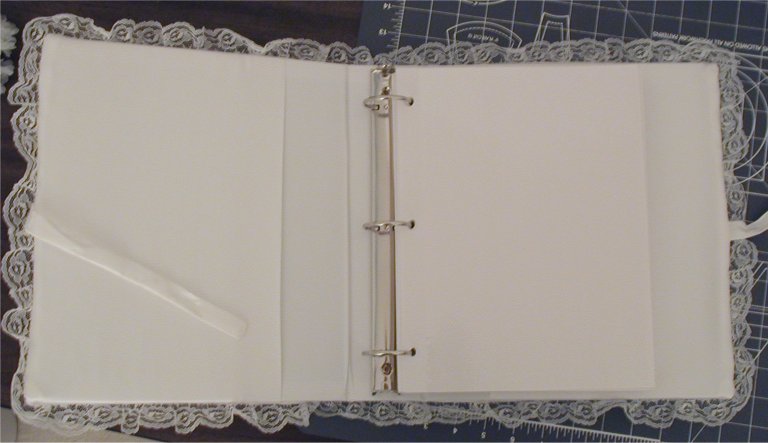 Margery's Wedding Album Open